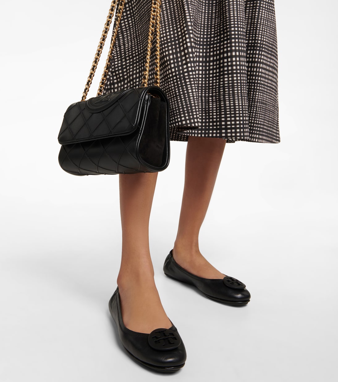 Minnie leather ballet flats | Tory Burch