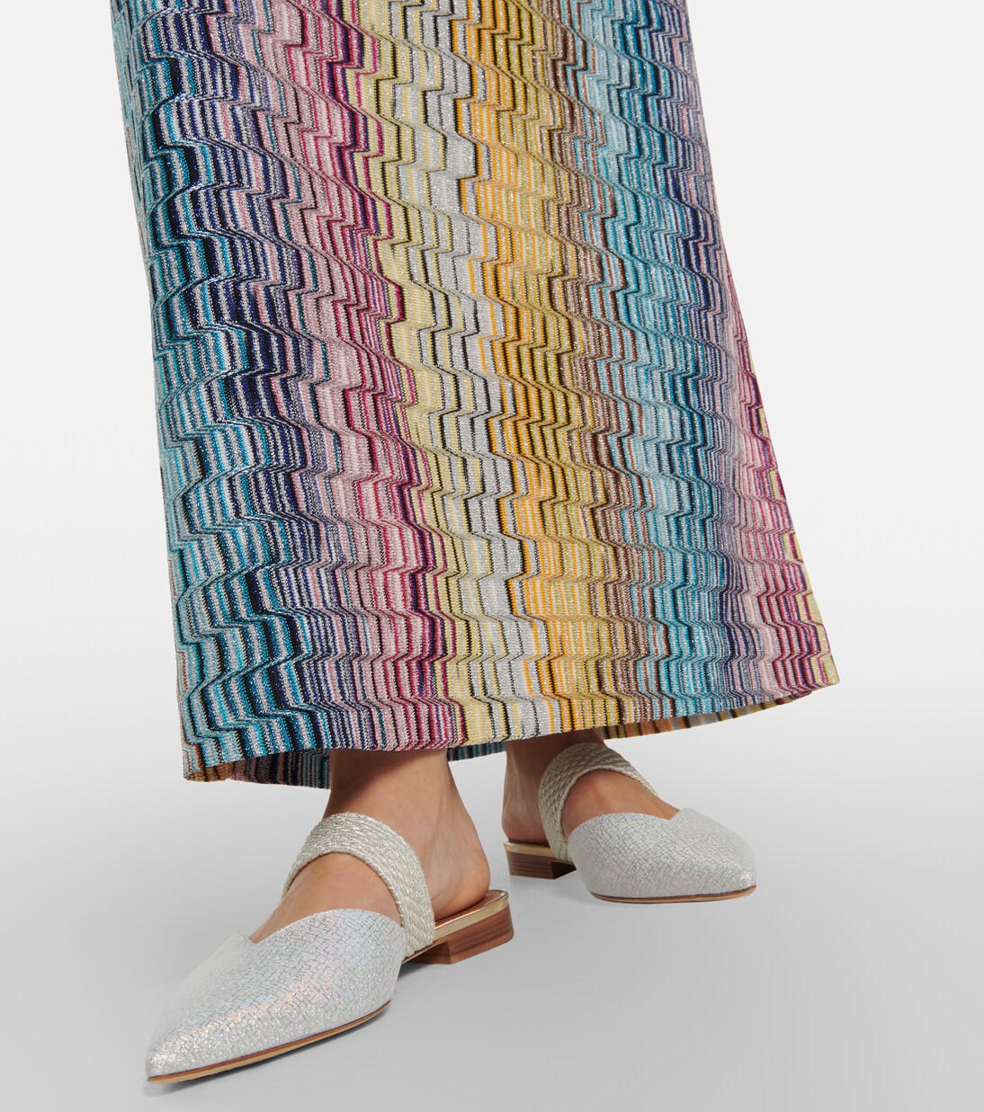 Mules Maisie aus Lurex® | Malone Souliers