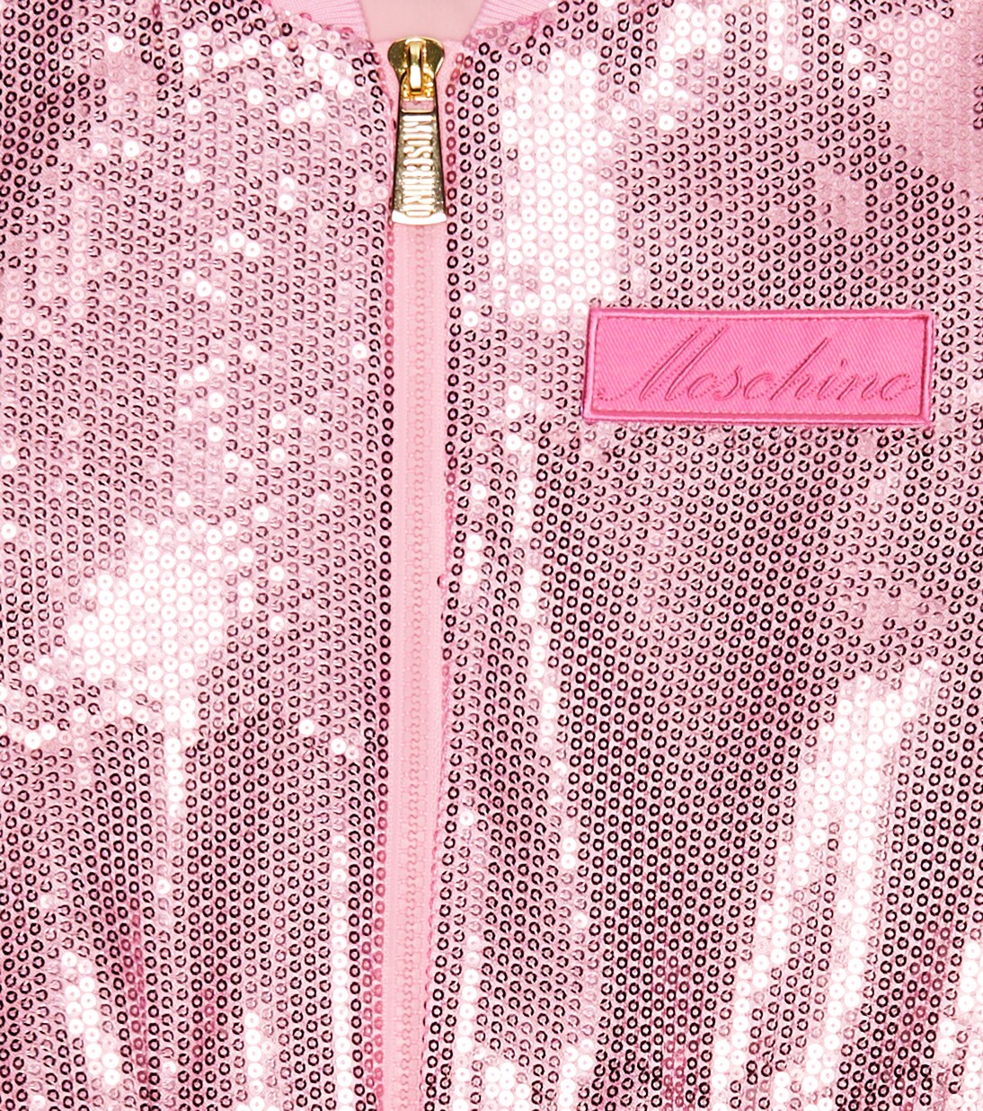 Sequined puffer jacket | Moschino Kids