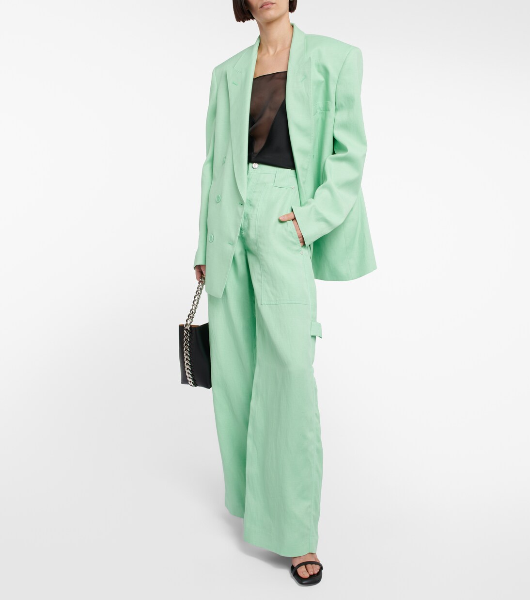 Pantalon ample à taille haute | Stella McCartney