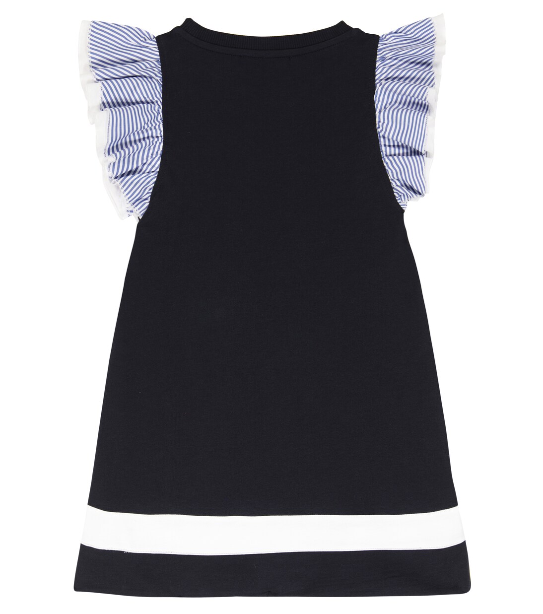 Embroidered cotton jersey dress | Monnalisa