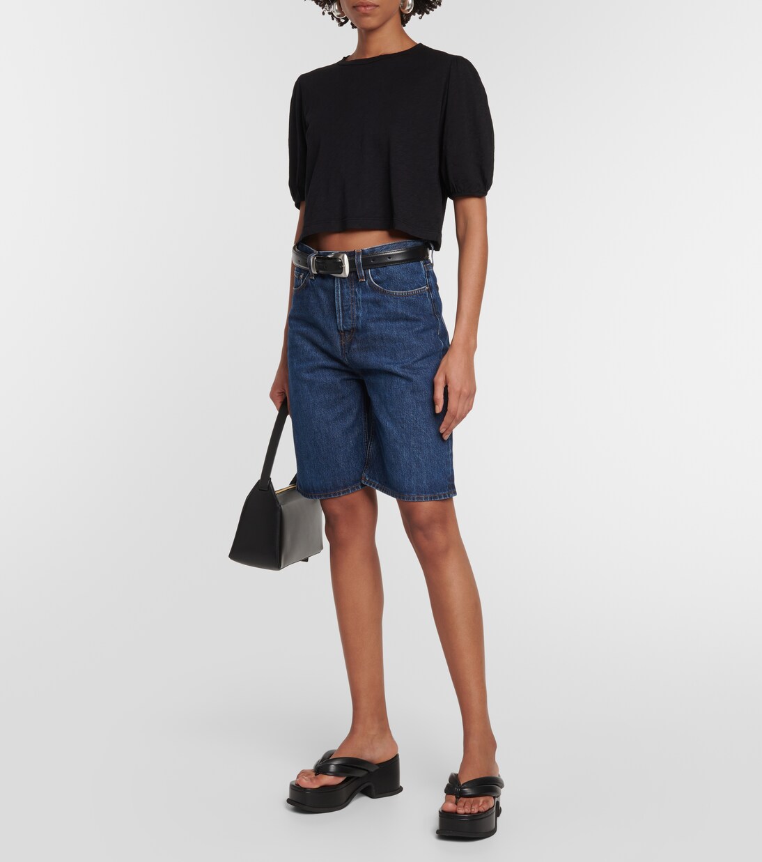 Top Hilary aus einem Baumwollgemisch | Velvet