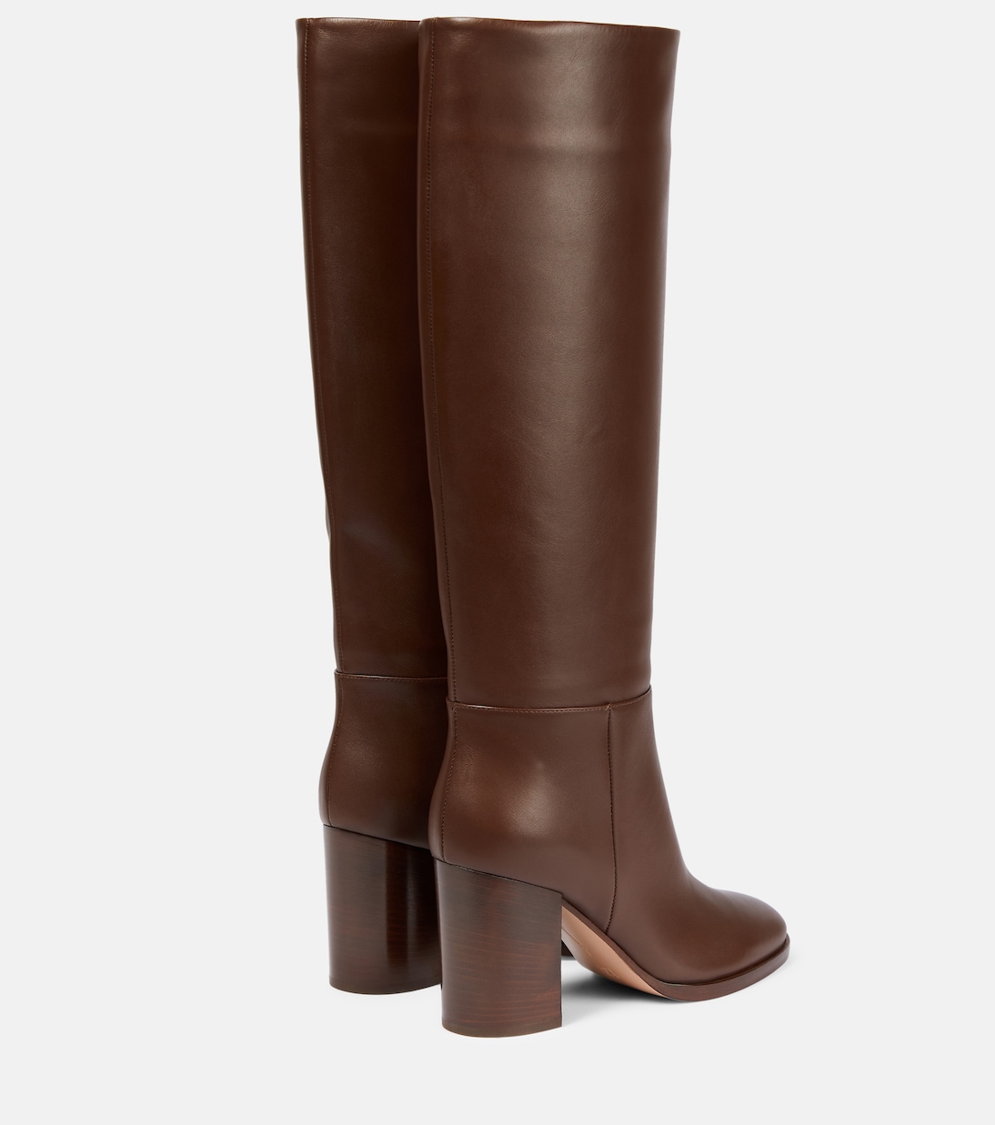 Santiago knee-high leather boots | Gianvito Rossi