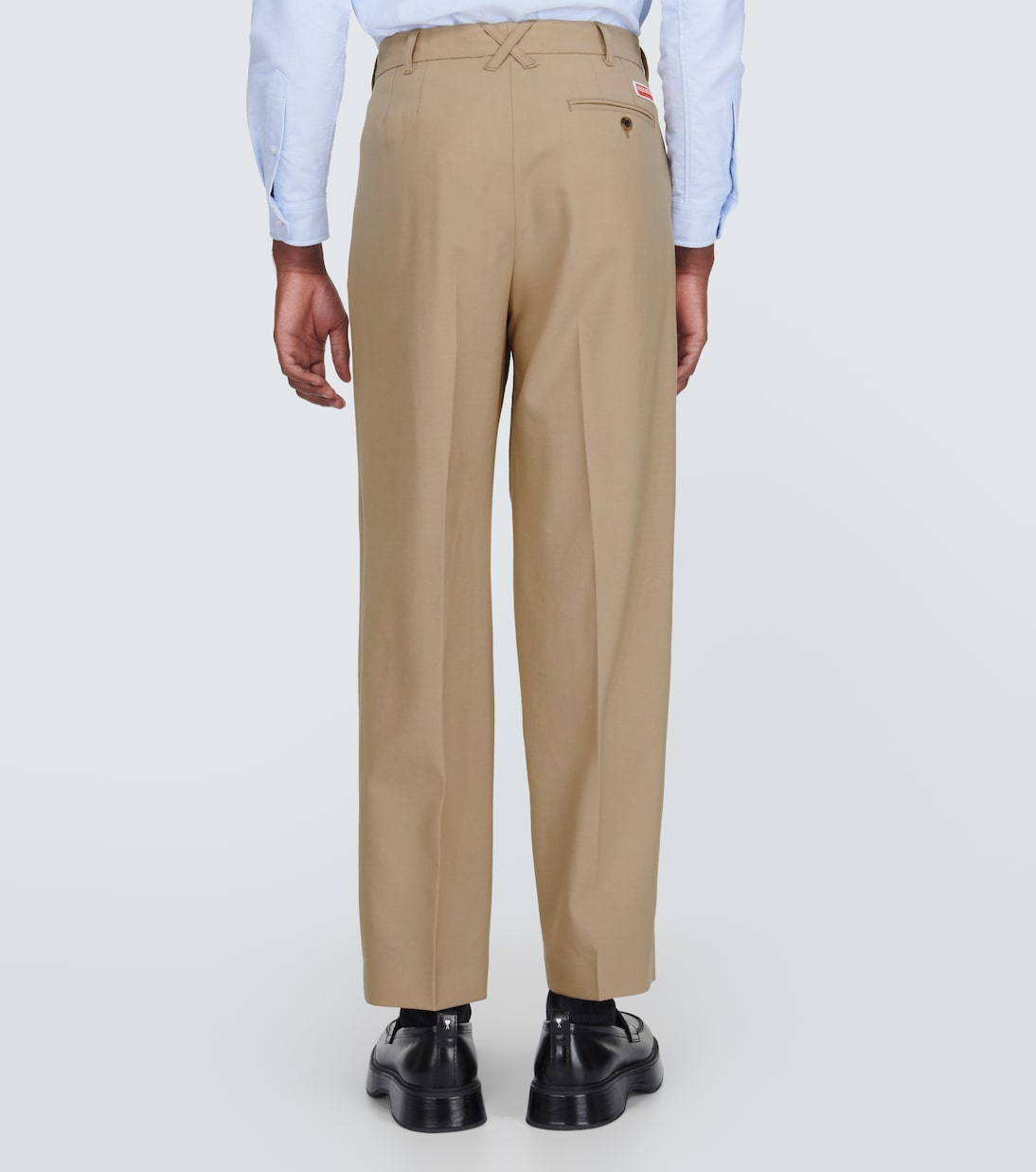 Virgin wool straight pants | Kenzo