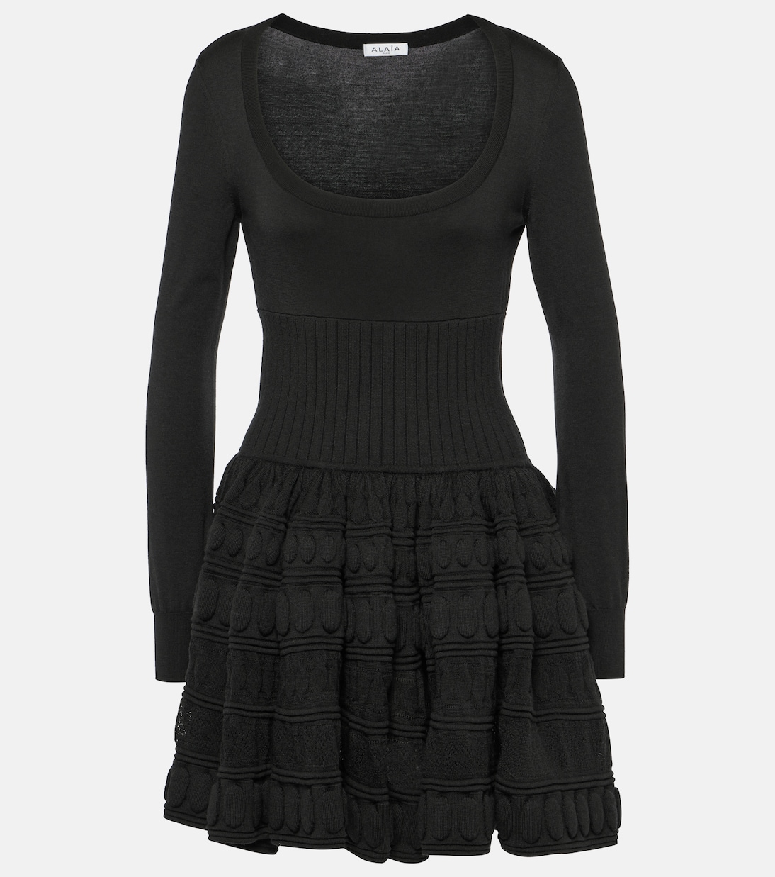 Robe Crinoline en laine mélangée | Alaïa