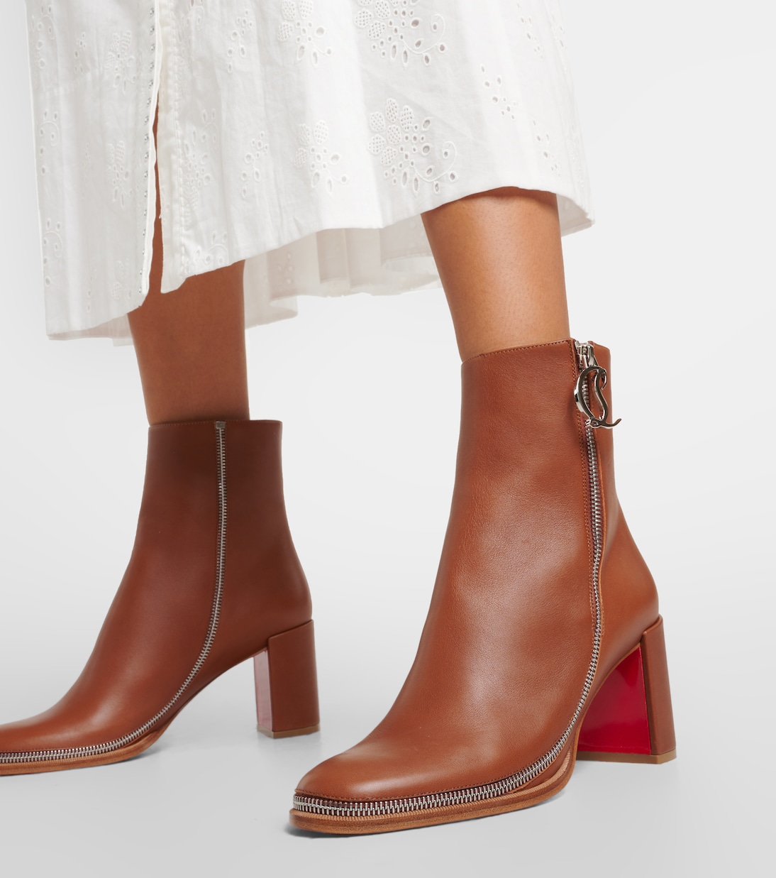 Bottines CL Zip en cuir | Christian Louboutin