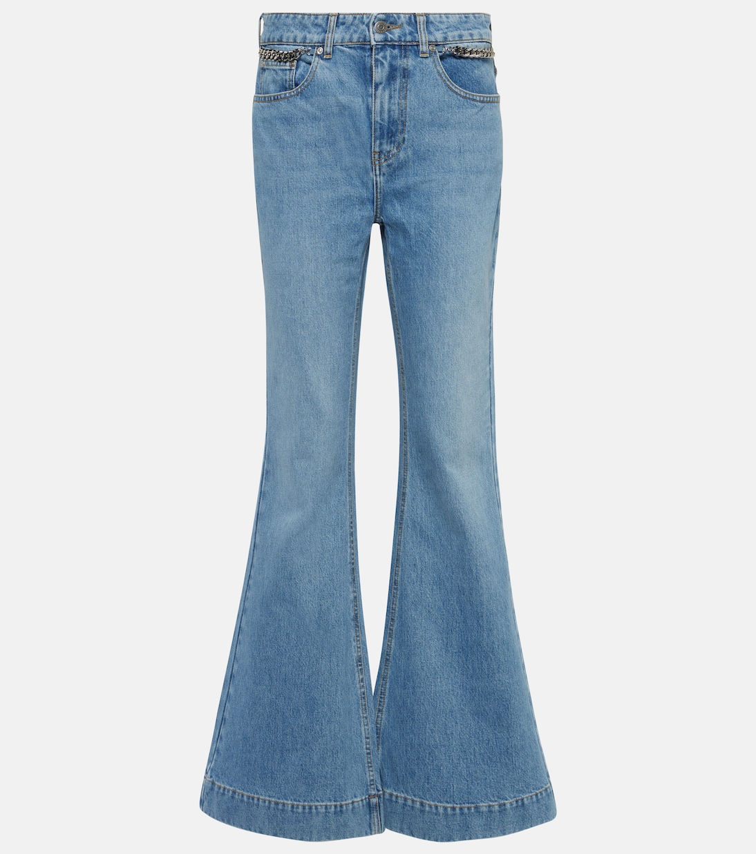 Jeans flared con tiro alto | Stella McCartney