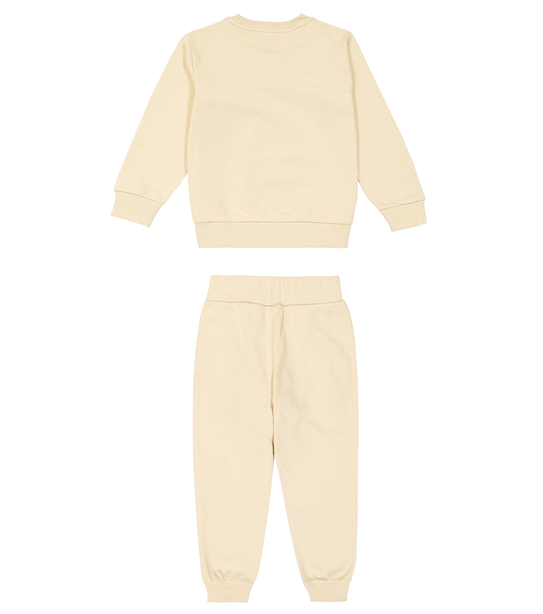 Cotton fleece sweatshirt and sweatpants set | Balmain Kids
