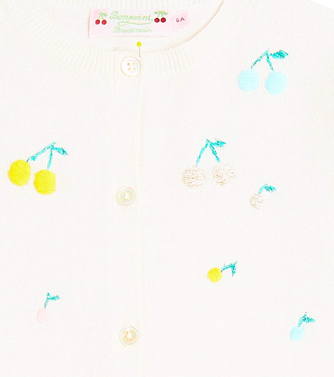 Cardigan Toesie brodé en coton | Bonpoint