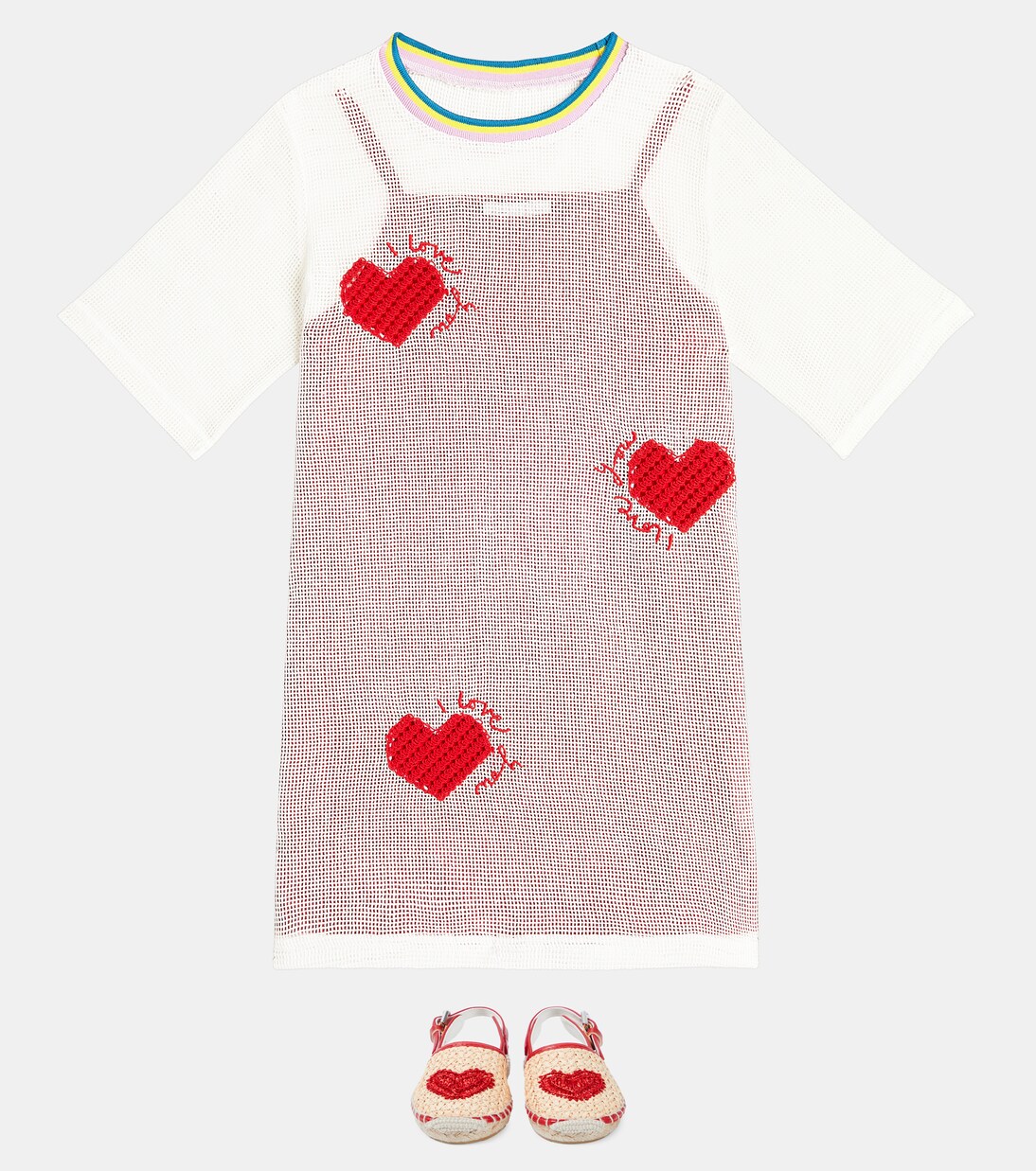 Appliqué cotton dress | Stella McCartney Kids