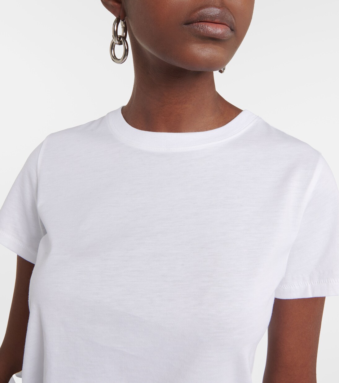 Baby Tee cotton jersey T-shirt | Frame