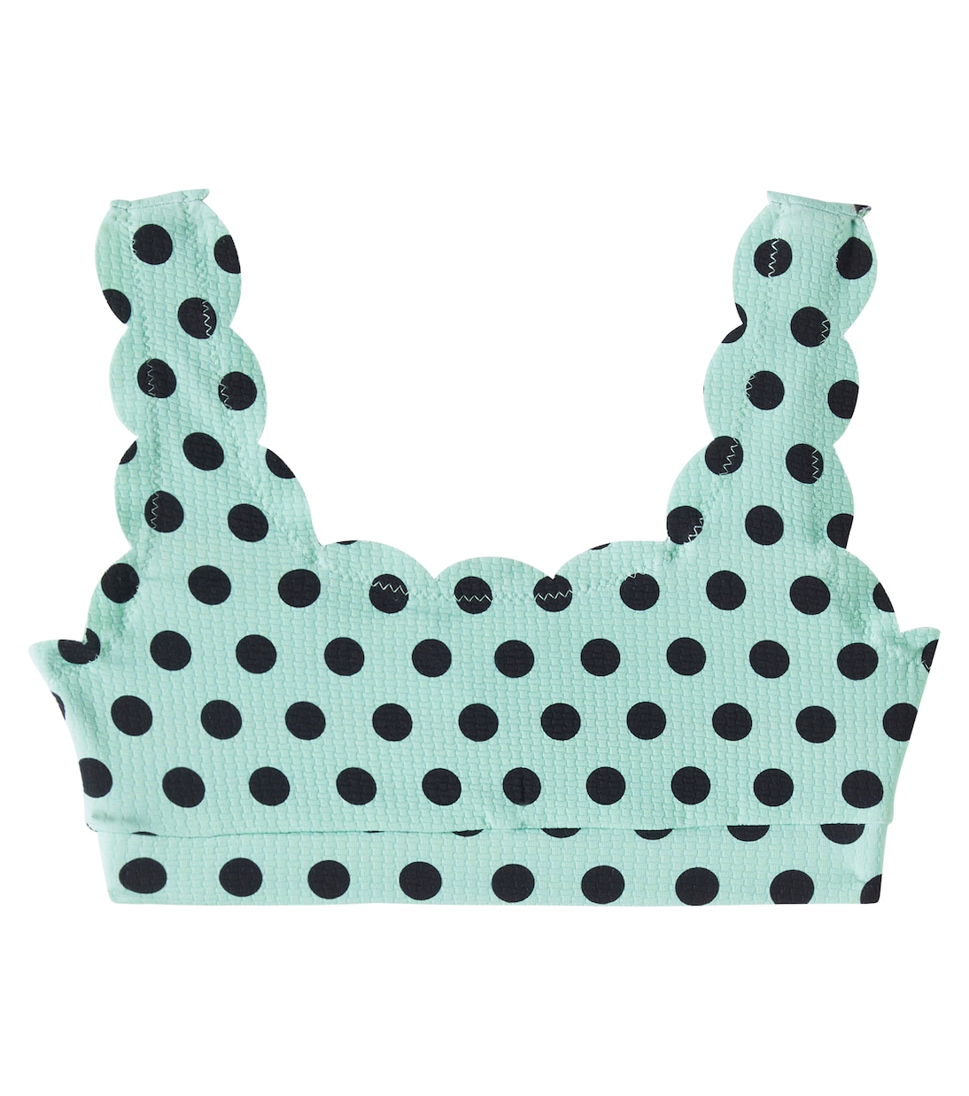 Palm Springs polka-dot bikini top | Marysia Bumby