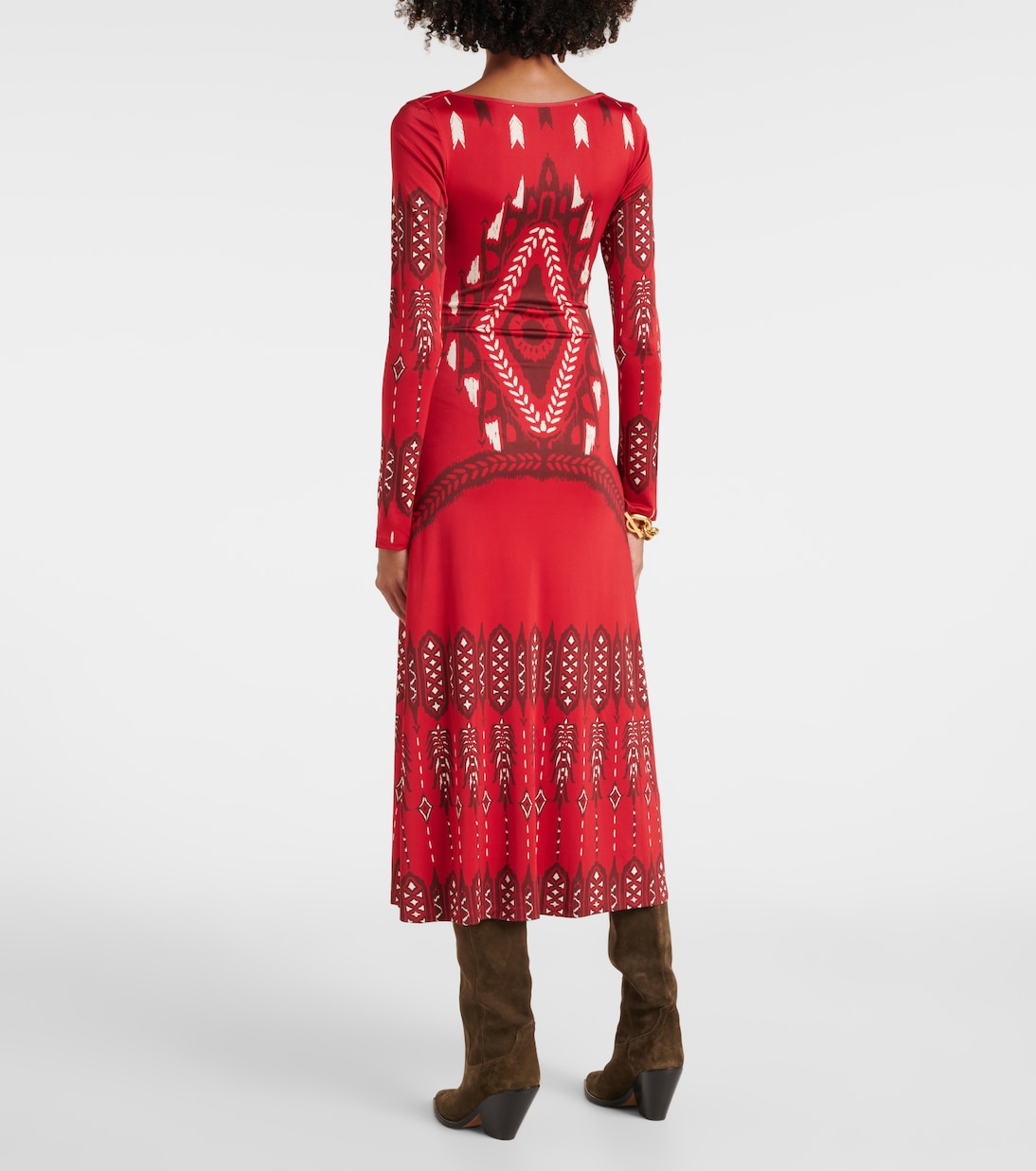 Robe midi imprimée | Johanna Ortiz