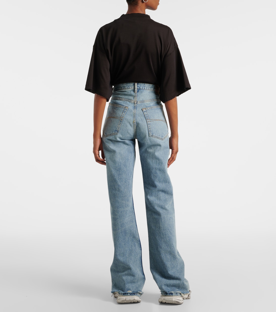Jean ample à taille mi-haute | Balenciaga