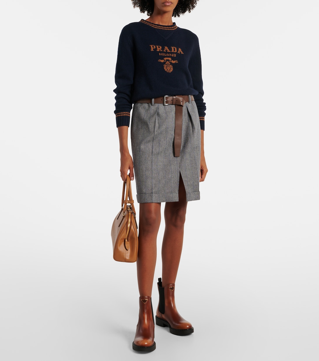 Bottines Chelsea en cuir | Prada