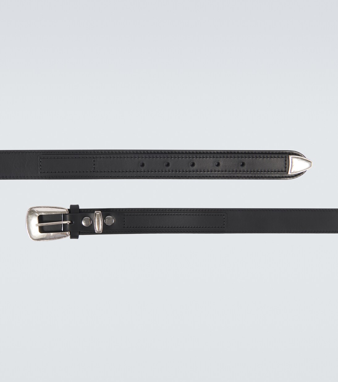 Minimal Western leather belt | Lemaire