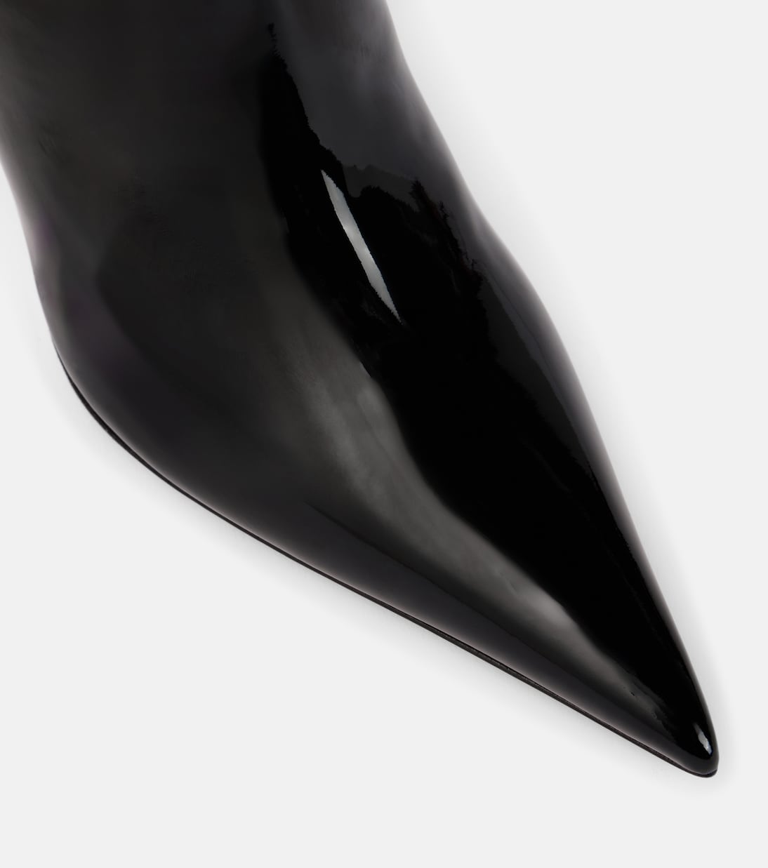 Barbara 90 patent leather knee-high boots | Amina Muaddi