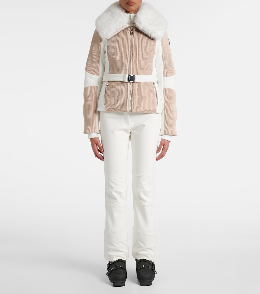 Gitu faux fur-trimmed ski jacket | Fusalp