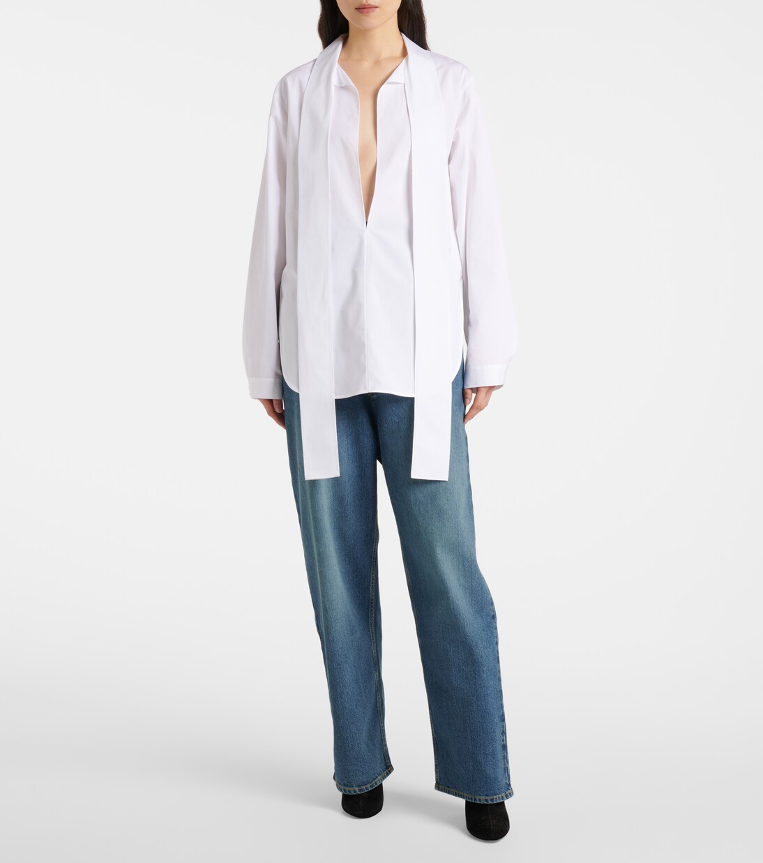 Stiefel aus Veloursleder | Alaïa