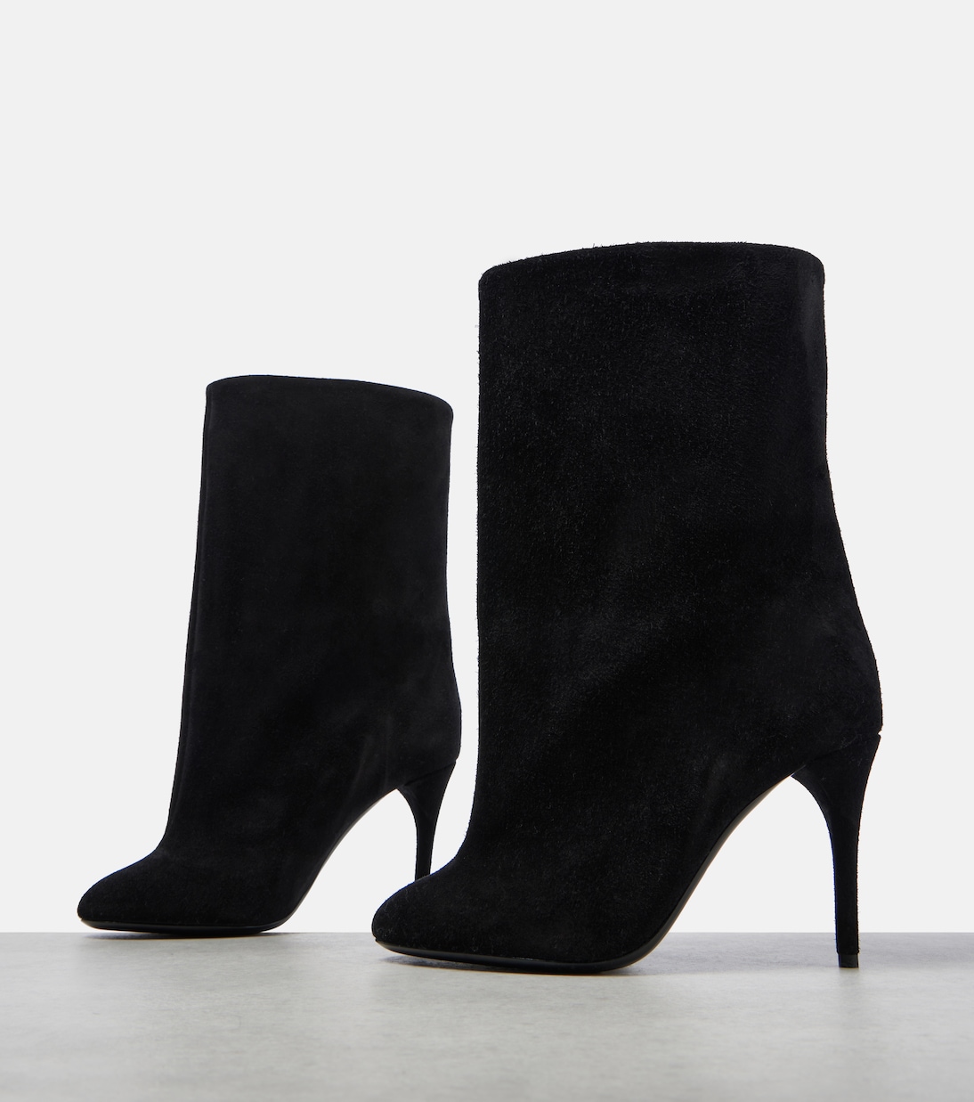 Stiefel aus Veloursleder | Alaïa