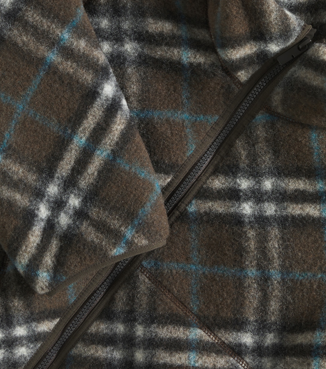 Burberry Check wool-blend fleece jacket | Burberry Kids