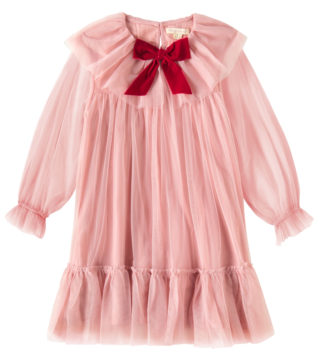 Bow-detail tulle dress | Konges Sløjd