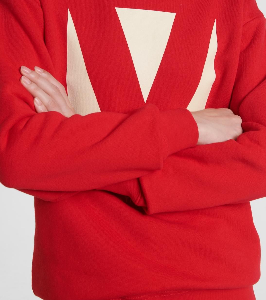 Sweatshirt Chez Valentino aus Baumwoll-Jersey | Valentino