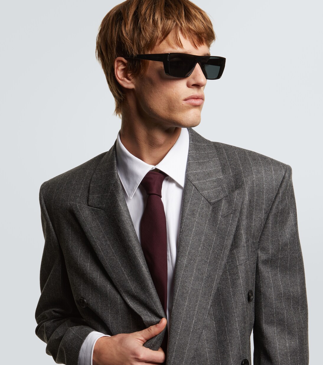 نظارات شمسيّة بإطار مستطيل SL 757 | Saint Laurent