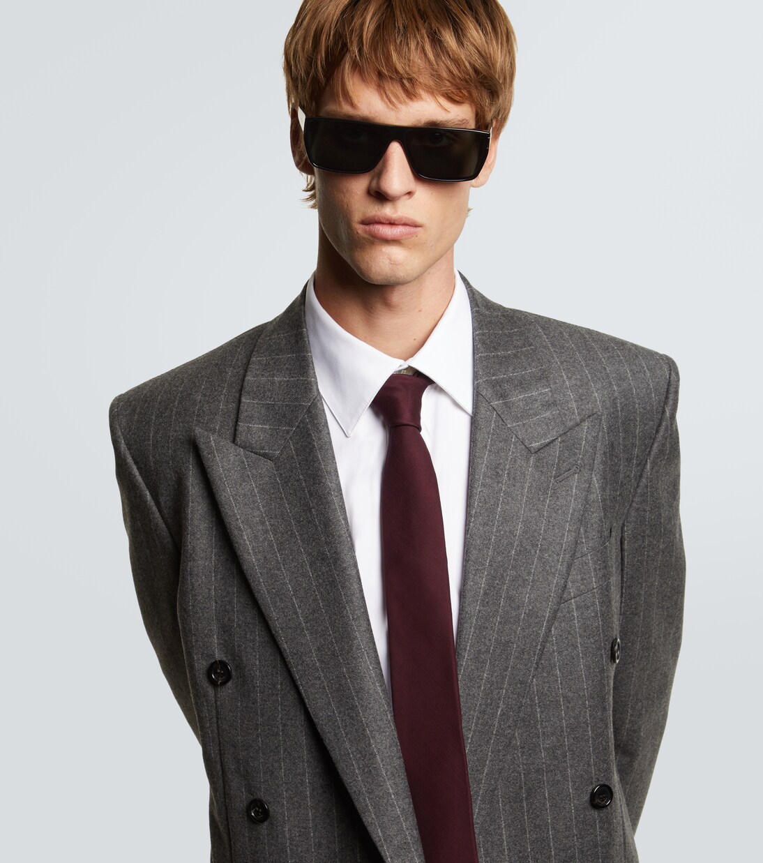 نظارات شمسيّة بإطار مستطيل SL 757 | Saint Laurent