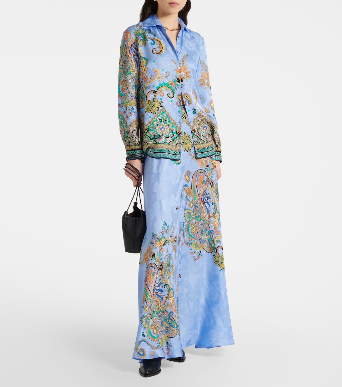 Maxirock aus Crêpe de Chine aus Seide | Etro