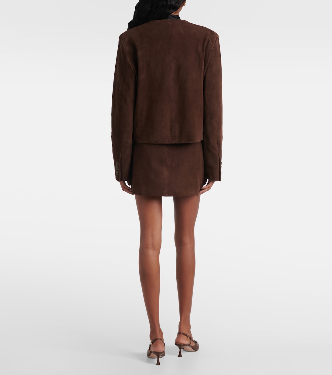 Veste Gliss Bolero en daim | Blazé Milano