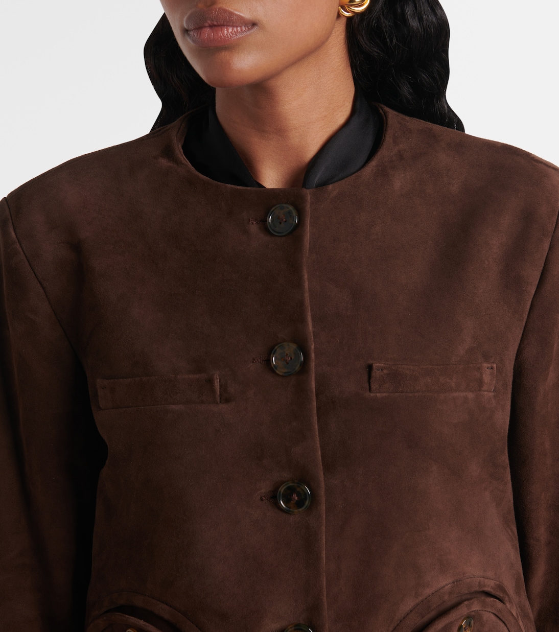 Veste Gliss Bolero en daim | Blazé Milano