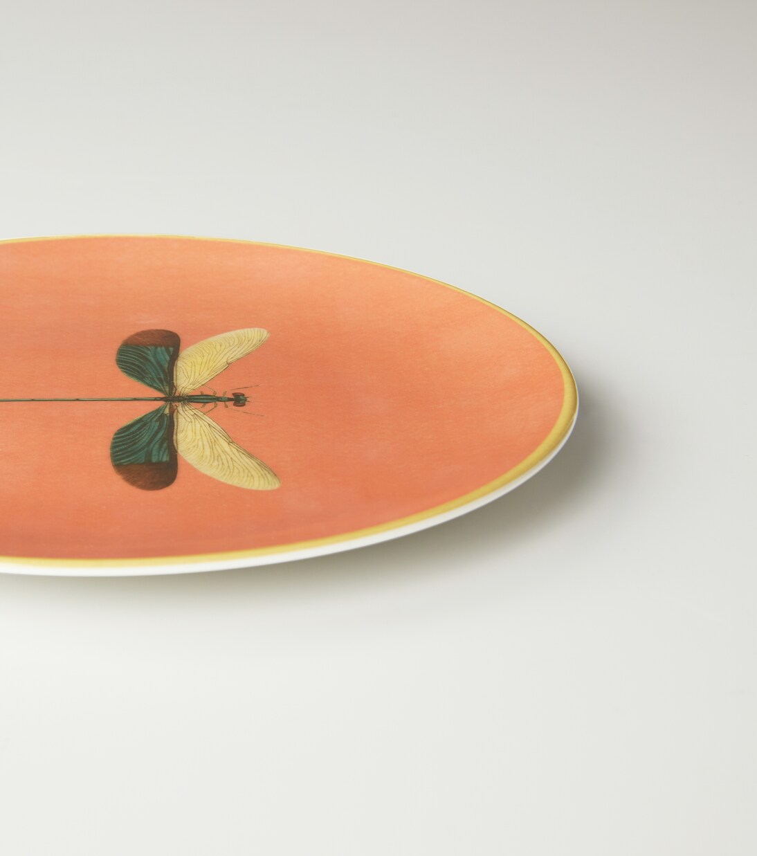 Insetti Dragonfly porcelain plate | Les-Ottomans