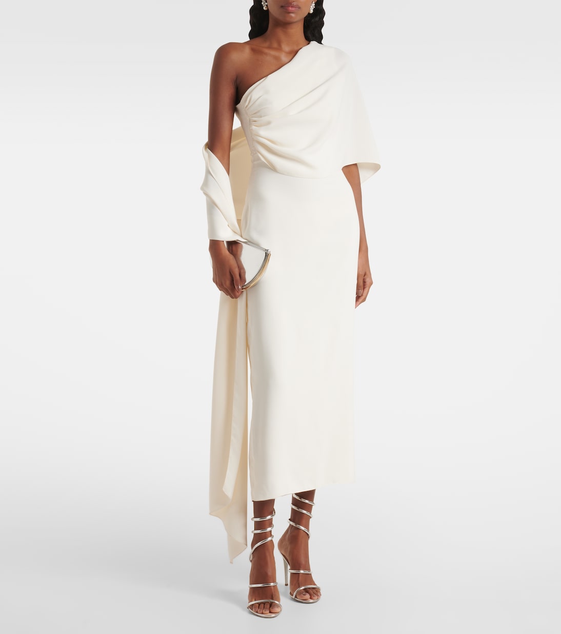 Robe de cocktail en crêpe de soie | Marmar Halim