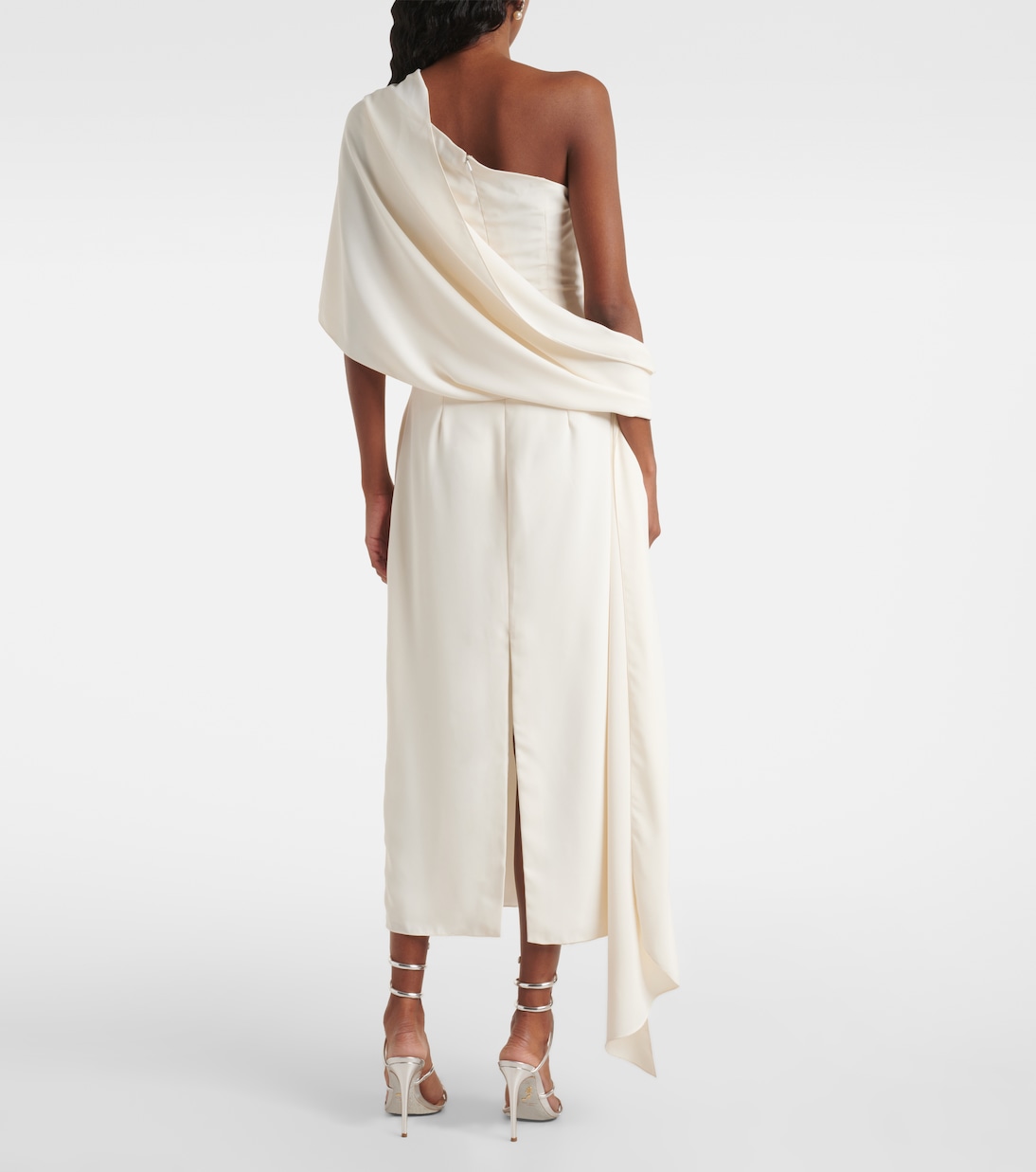 Robe de cocktail en crêpe de soie | Marmar Halim