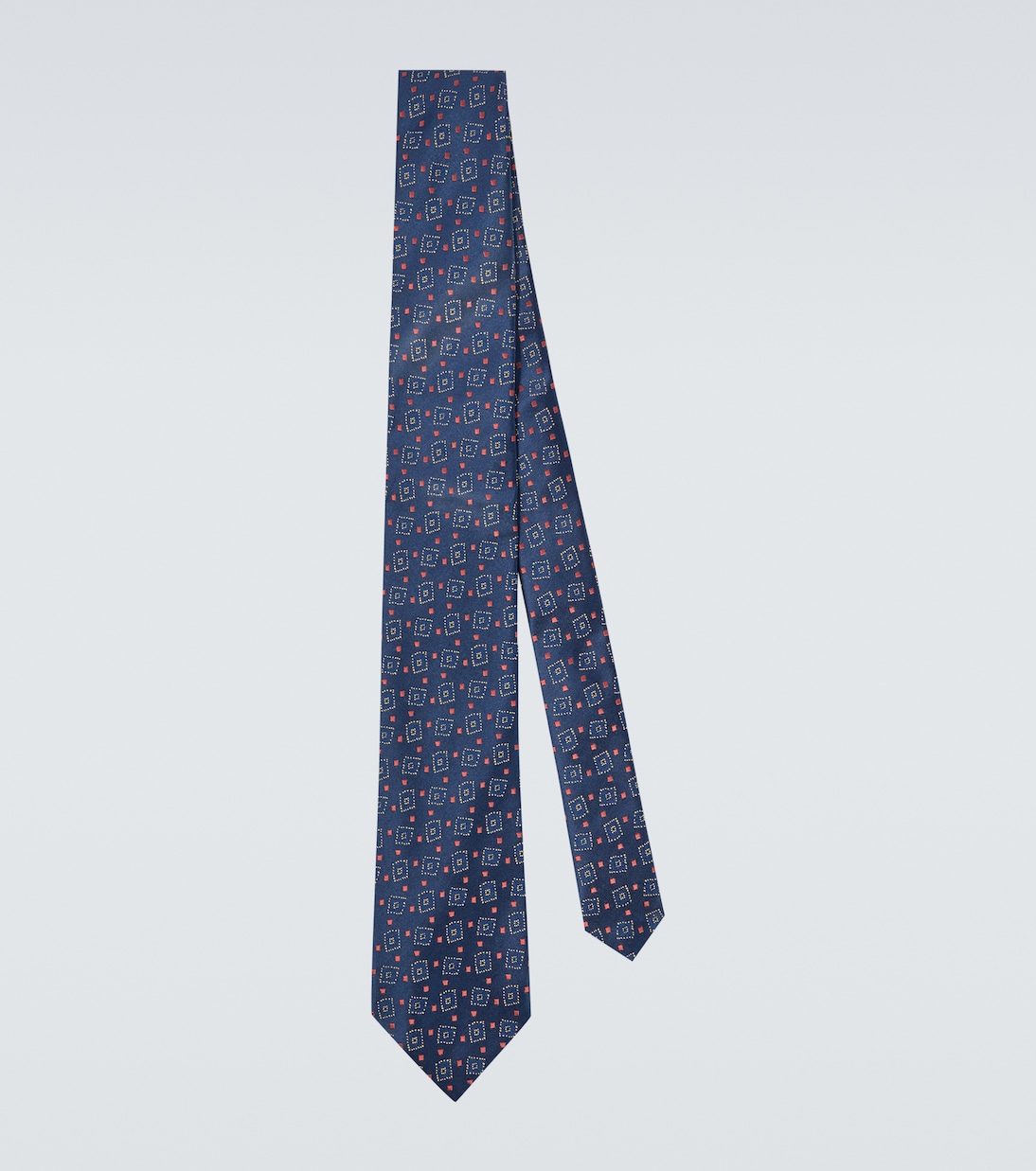 Silk jacquard tie | Charvet