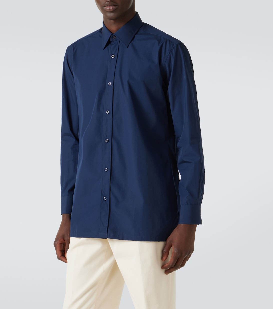 Hemd aus Baumwollpopeline | Charvet