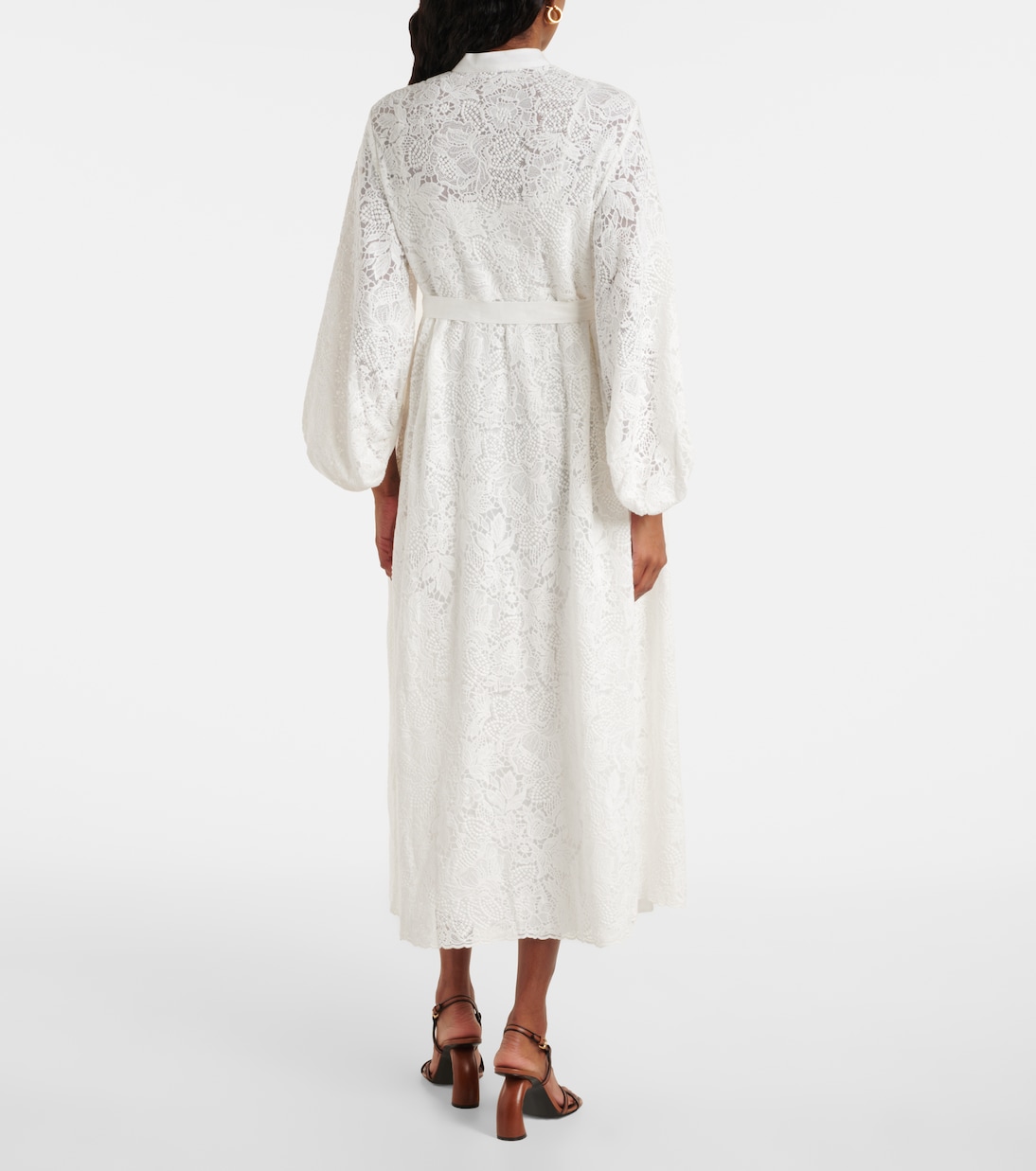 Midikleid aus Baumwollspitze | Erdem