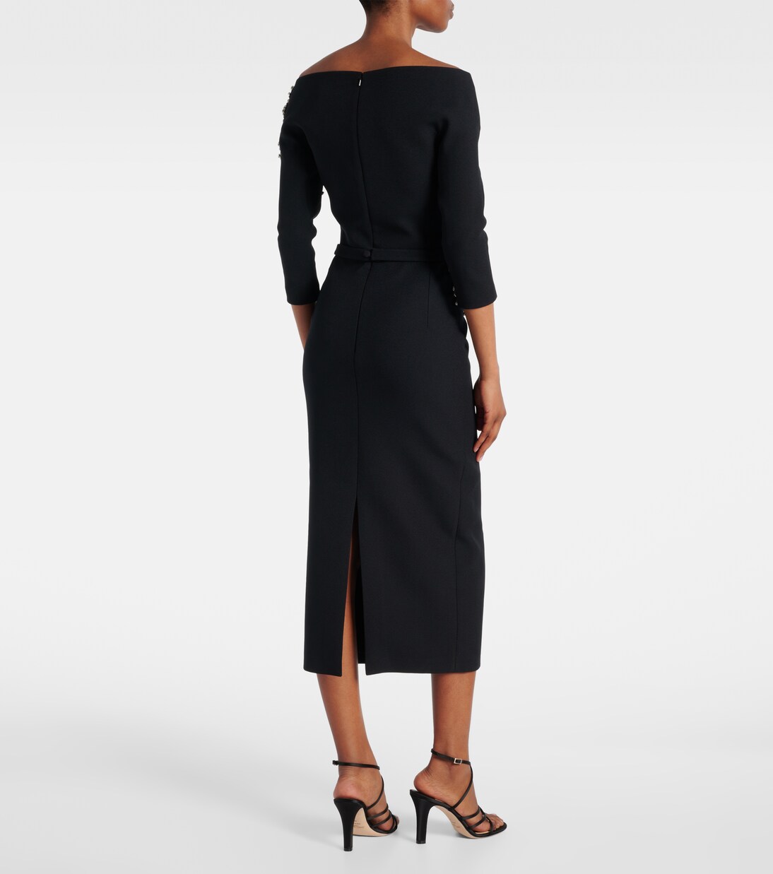 Linda crystal-embellished midi dress | Safiyaa