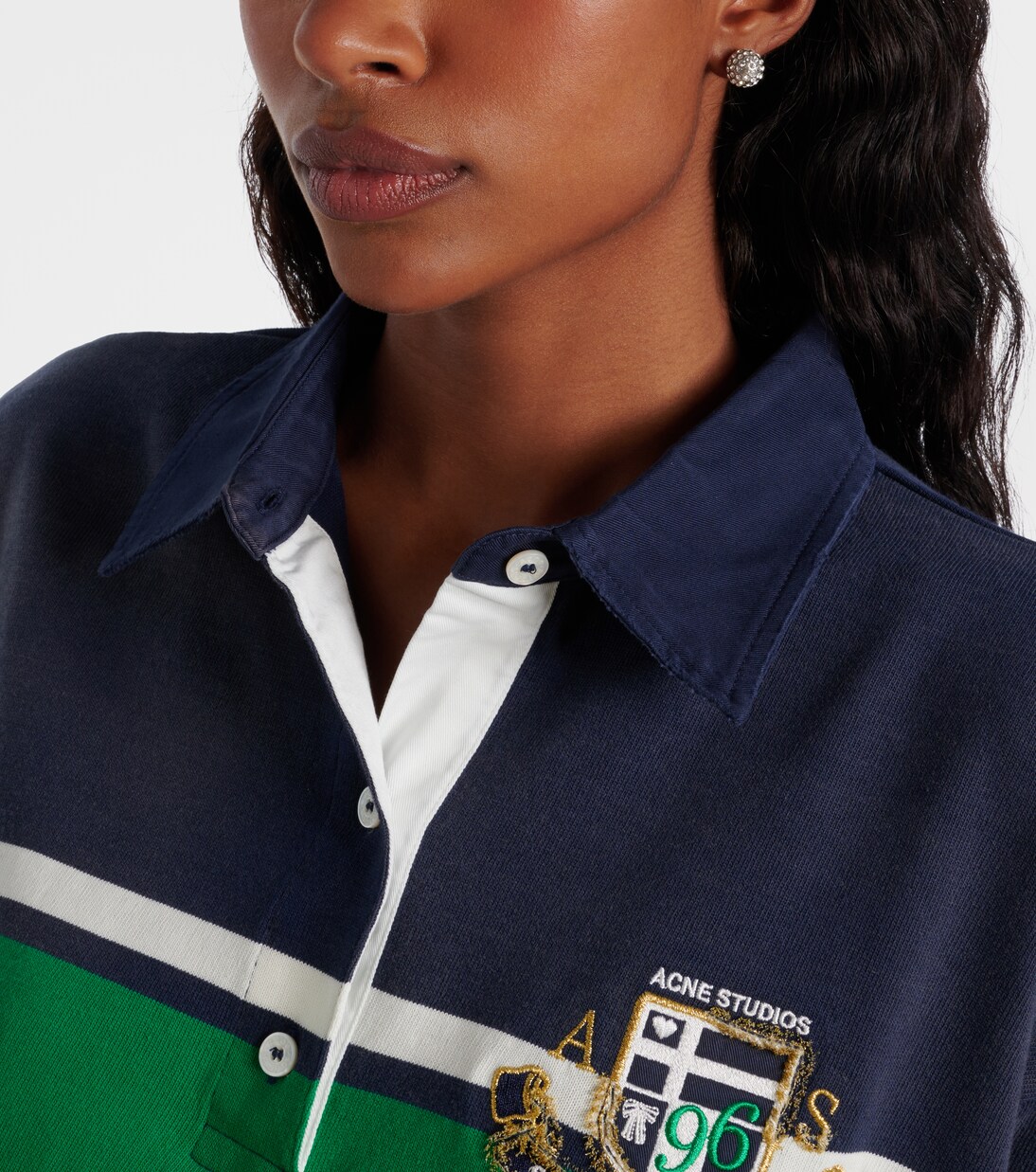 Crystal-embellished earrings | Acne Studios