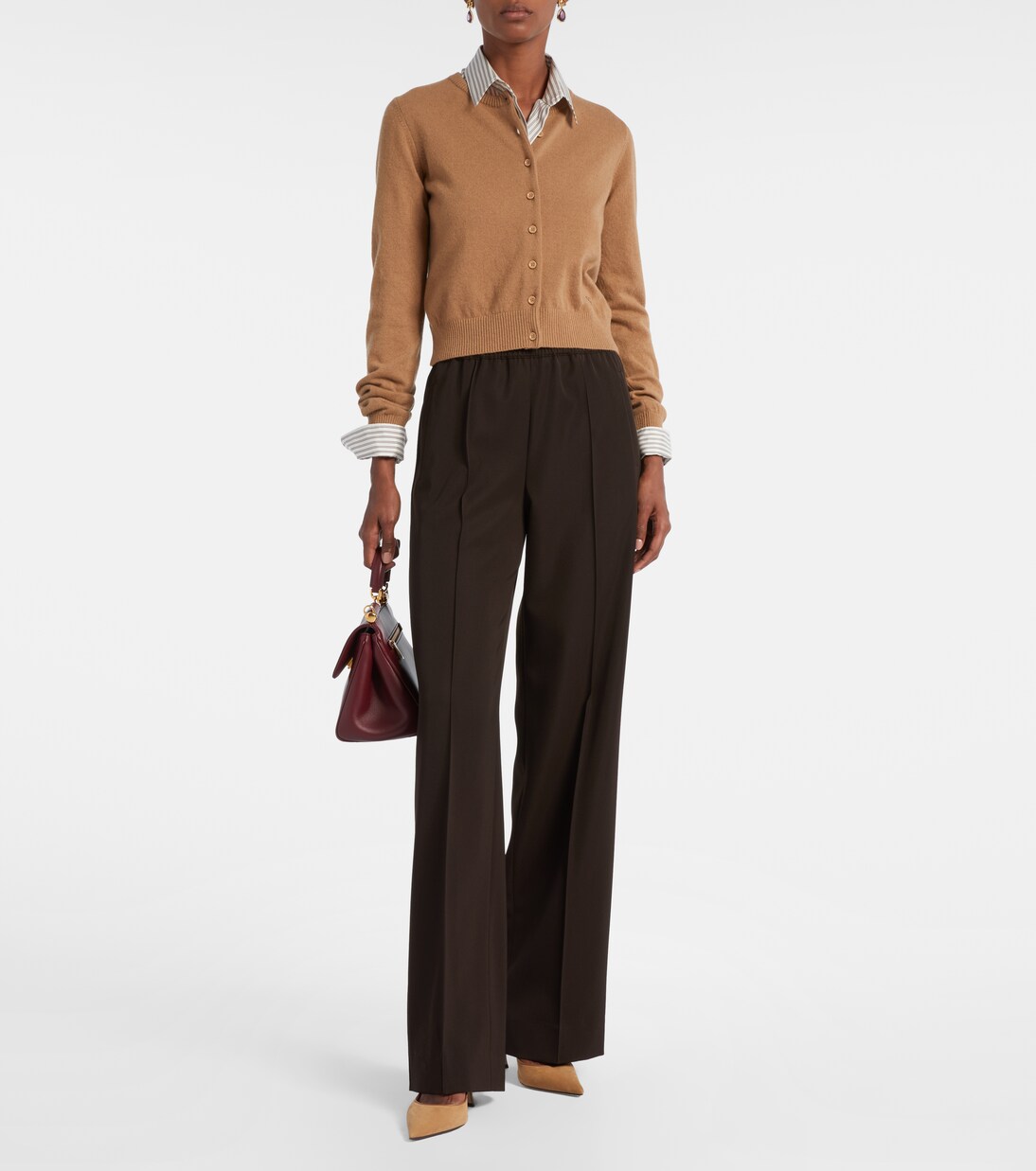 Virgin wool wide-leg pants | Dolce&Gabbana