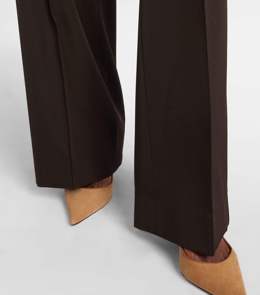 Virgin wool wide-leg pants | Dolce&Gabbana