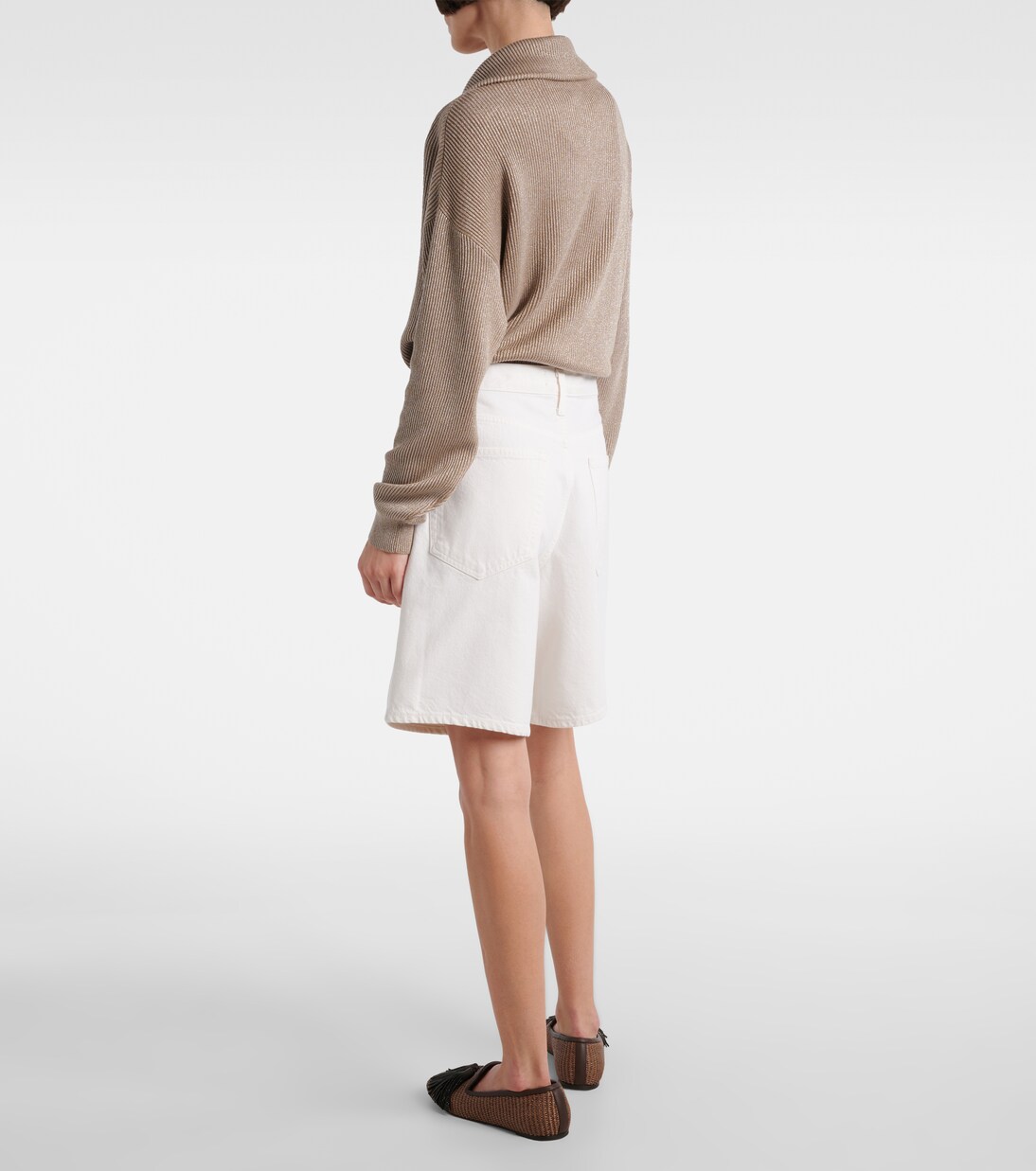 Mid-Rise Jeansshorts Indra | Agolde