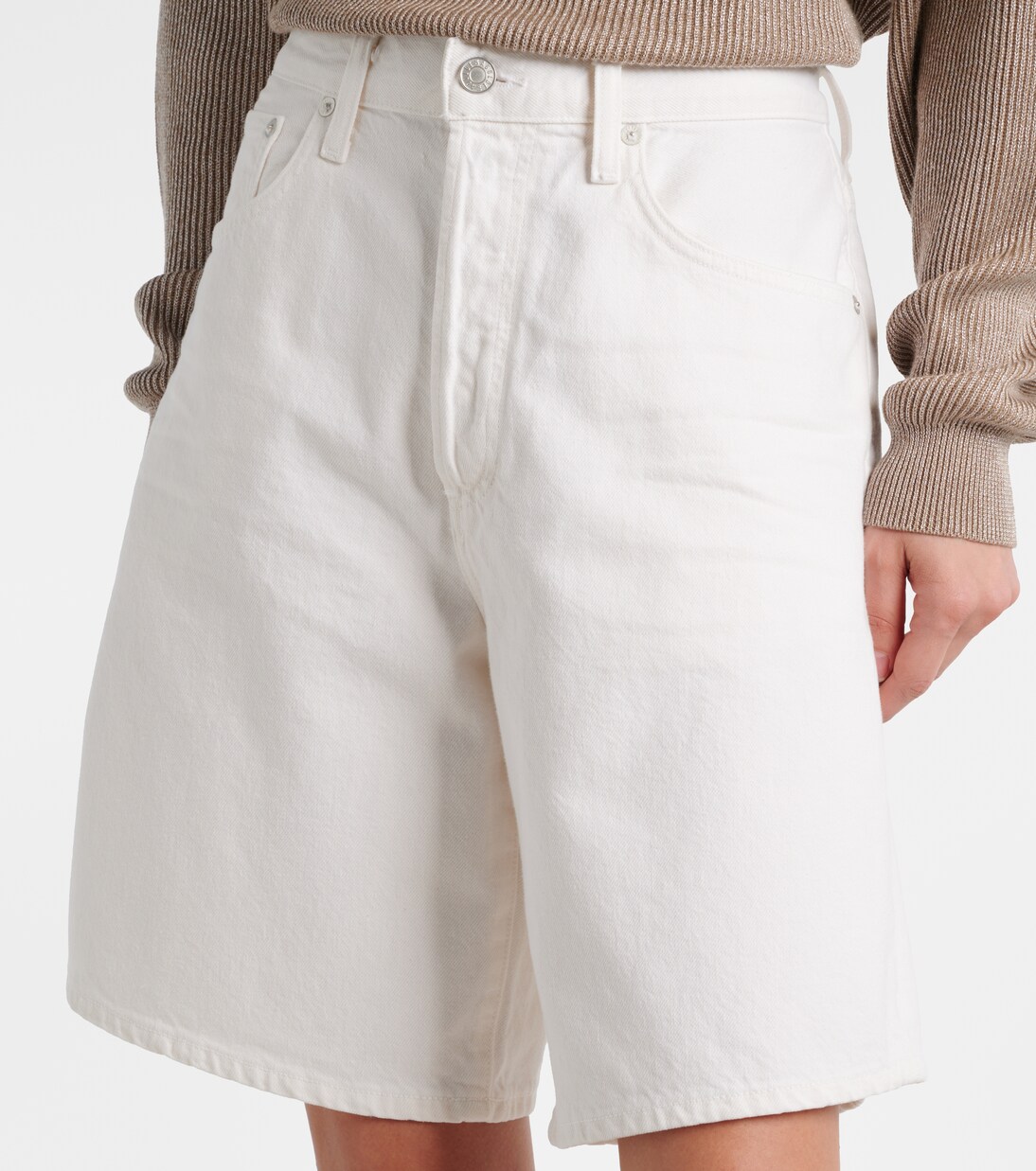 Mid-Rise Jeansshorts Indra | Agolde