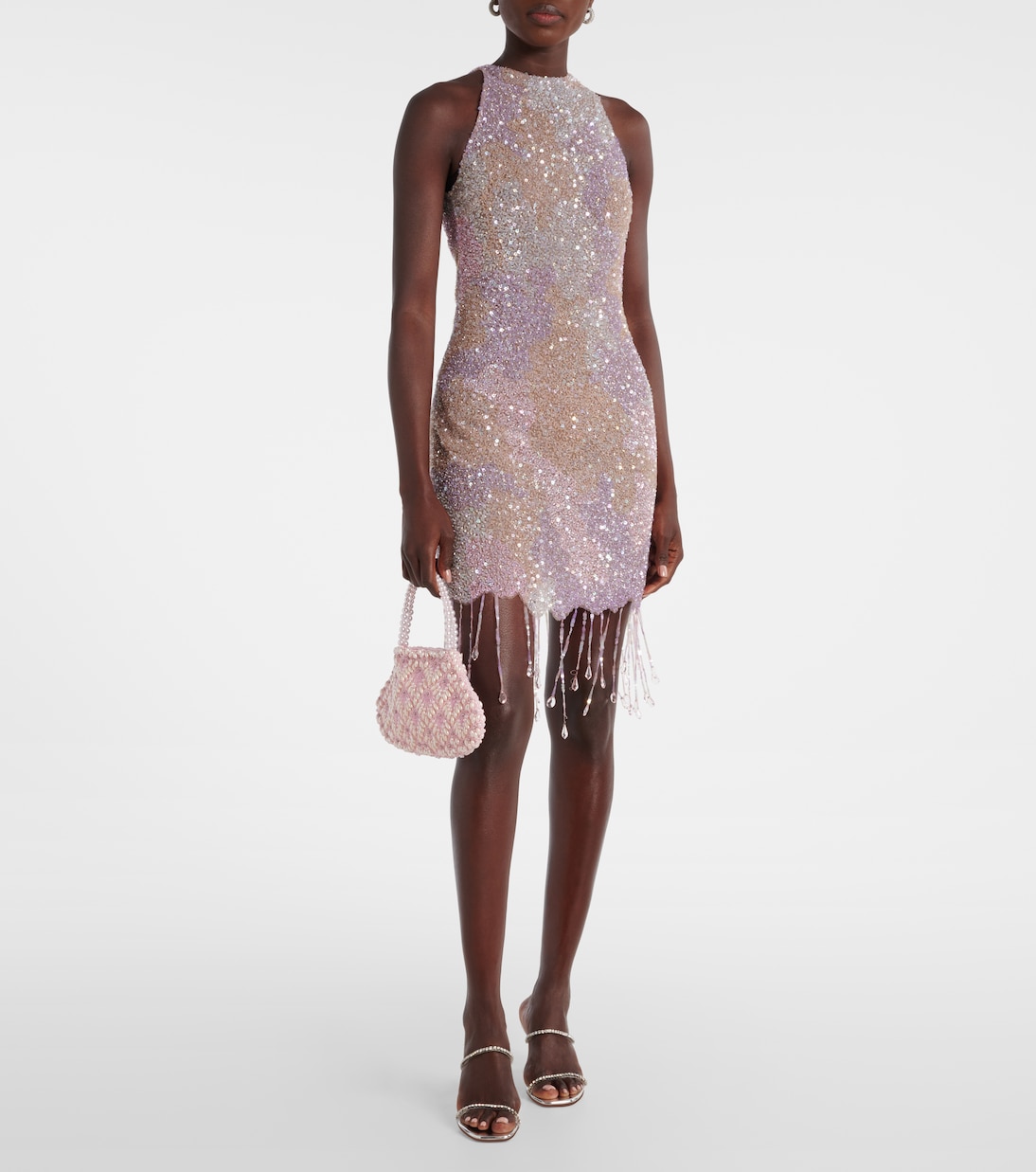 Minikleid mit Pailletten | Clio Peppiatt