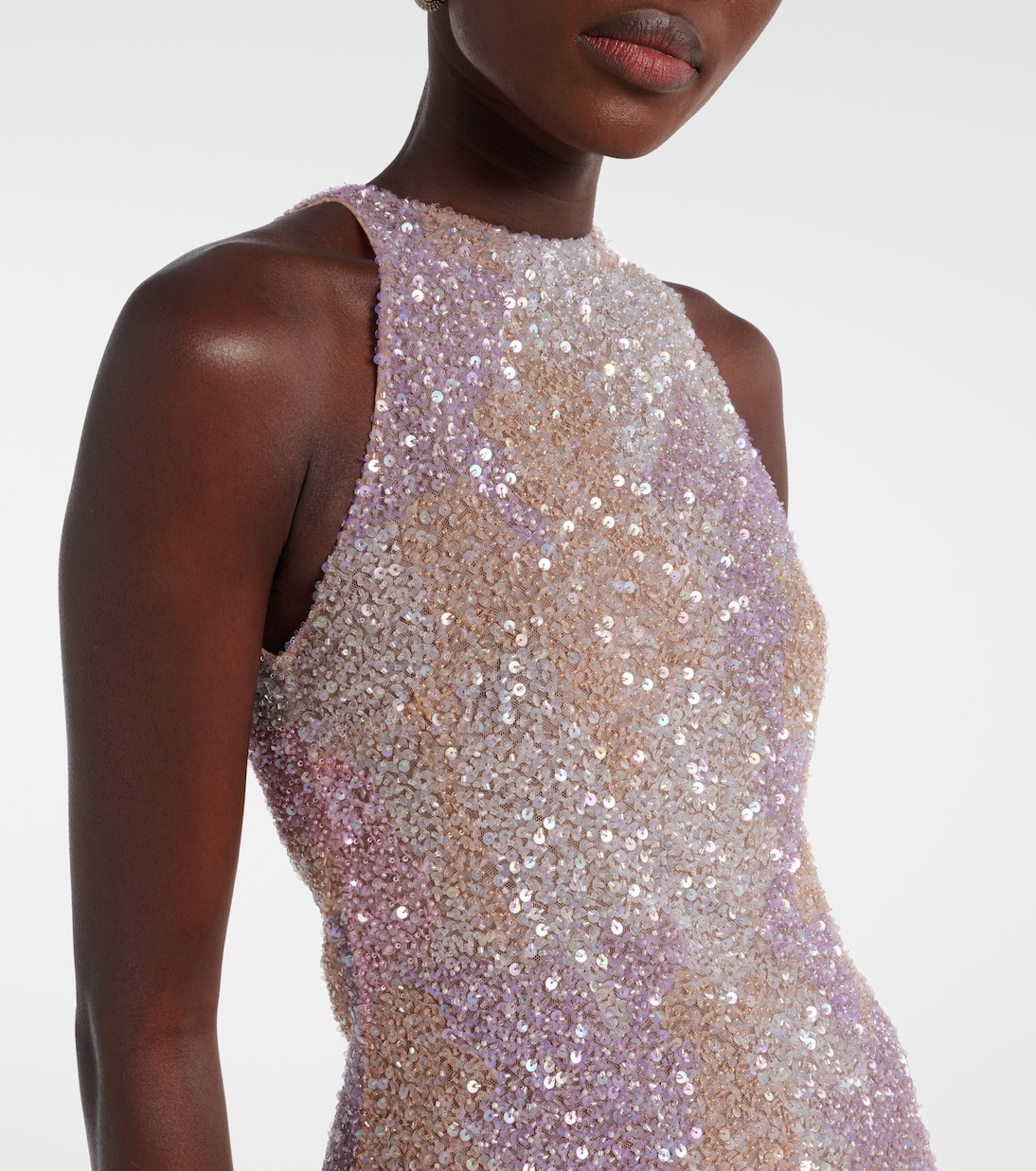 Minikleid mit Pailletten | Clio Peppiatt