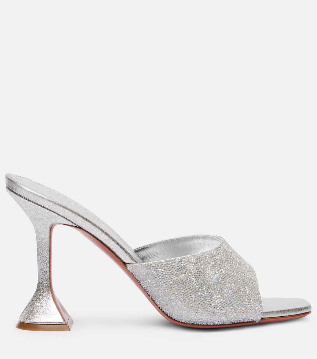 Lupita 95 embellished leather mules | Amina Muaddi