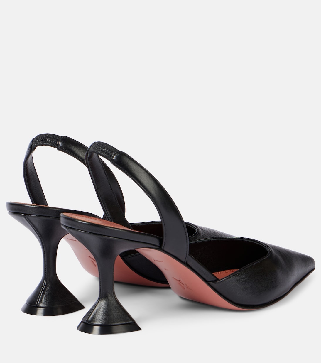Holli 70 leather slingback pumps | Amina Muaddi