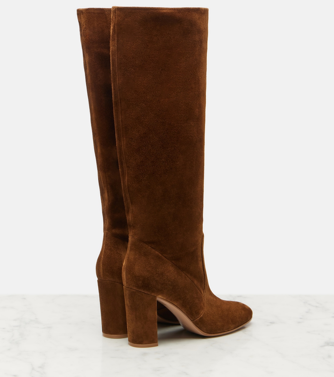 Glen 85 suede knee-high boots | Gianvito Rossi