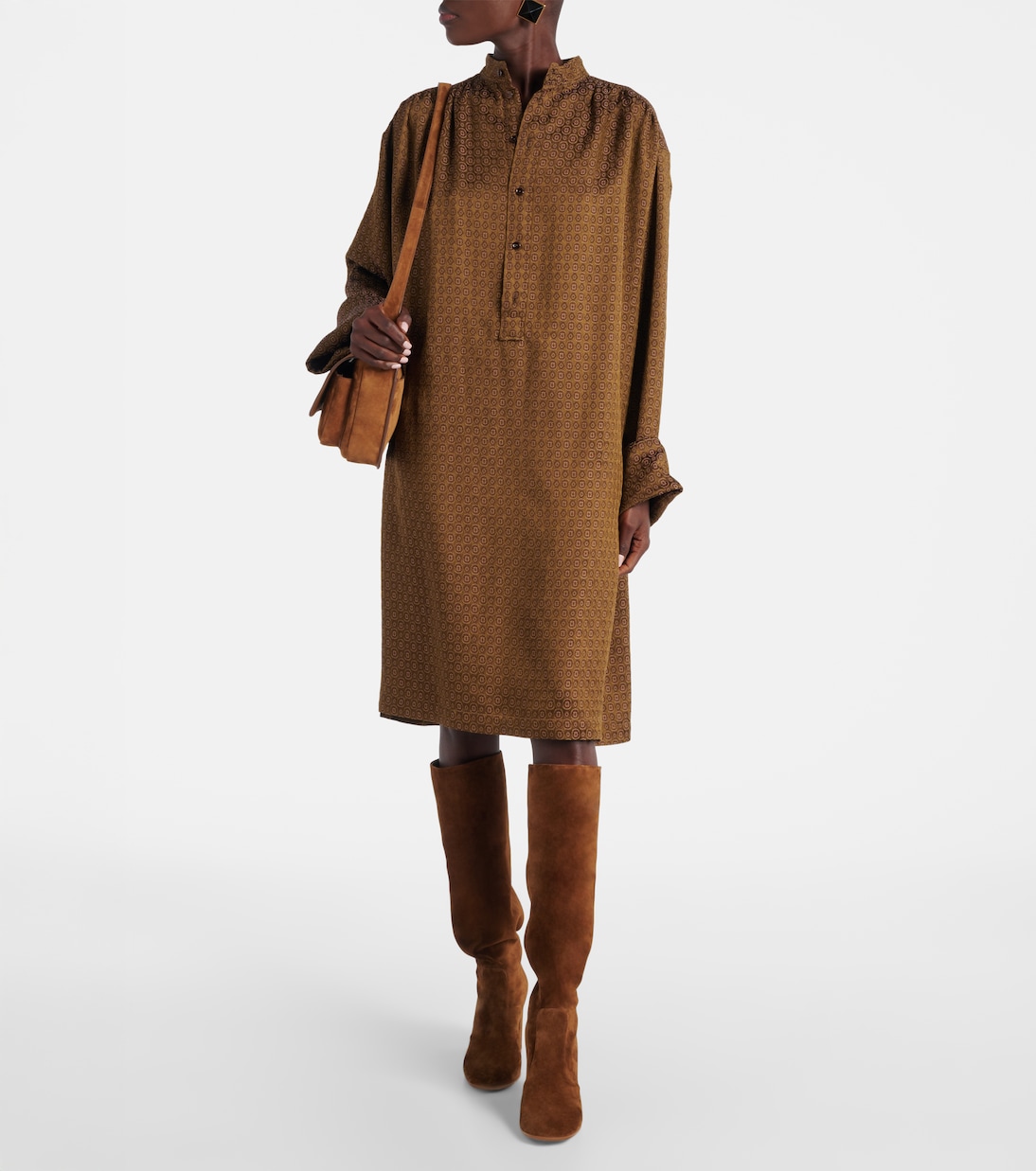 Glen 85 suede knee-high boots | Gianvito Rossi